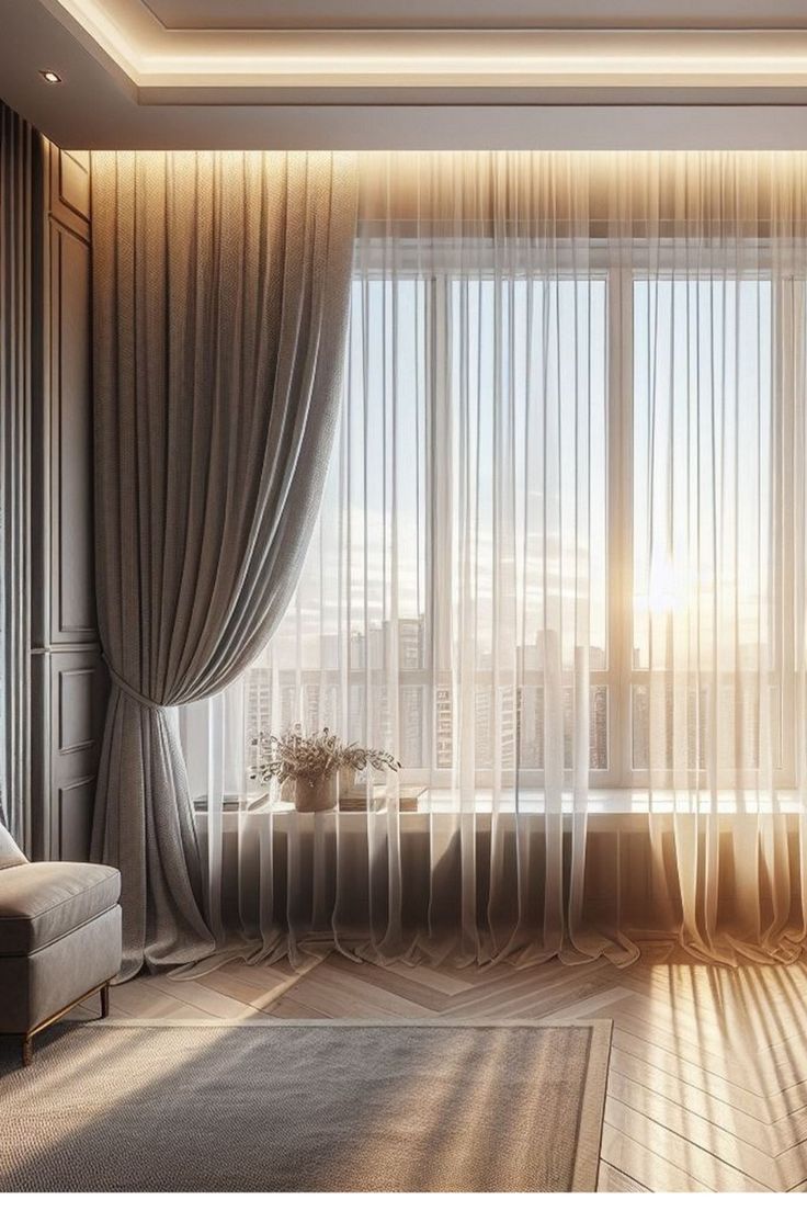 sheer natural curtains