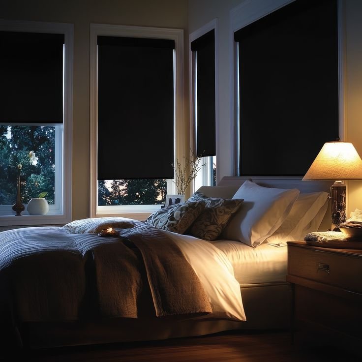 Custom-Made blackout roller blinds that fit perfectly