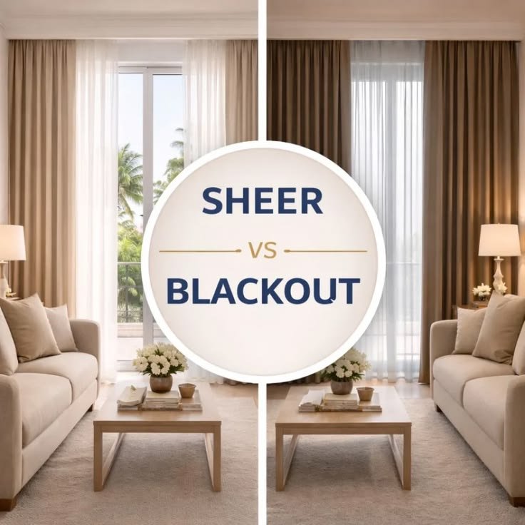 Sheer Curtains vs Blackout Curtains | Five Star Curtains